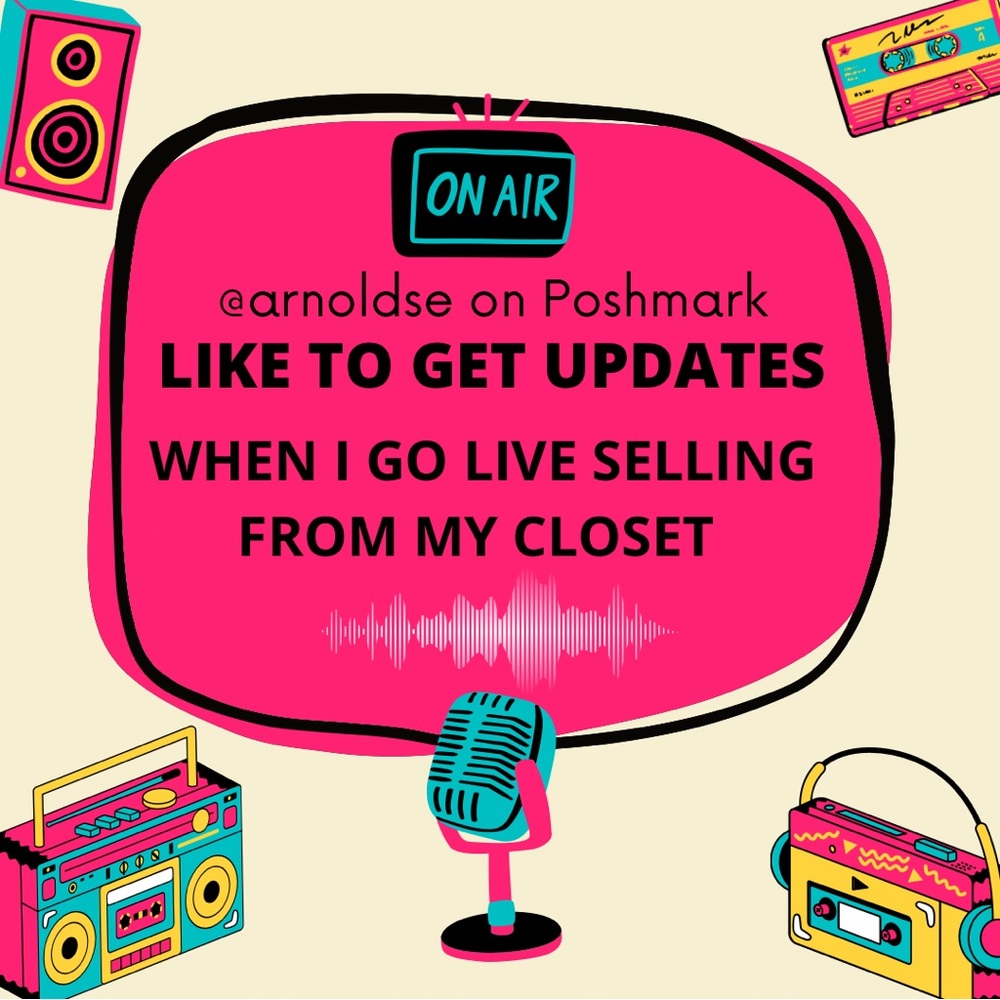 Like listing to get updates on when I go live. Great Deals 🛒